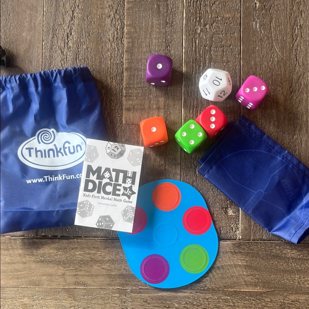 Math Dice Game for Kids - Multicolor